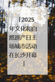 2025年文化和自然遗产日主场城市活动在长沙开幕